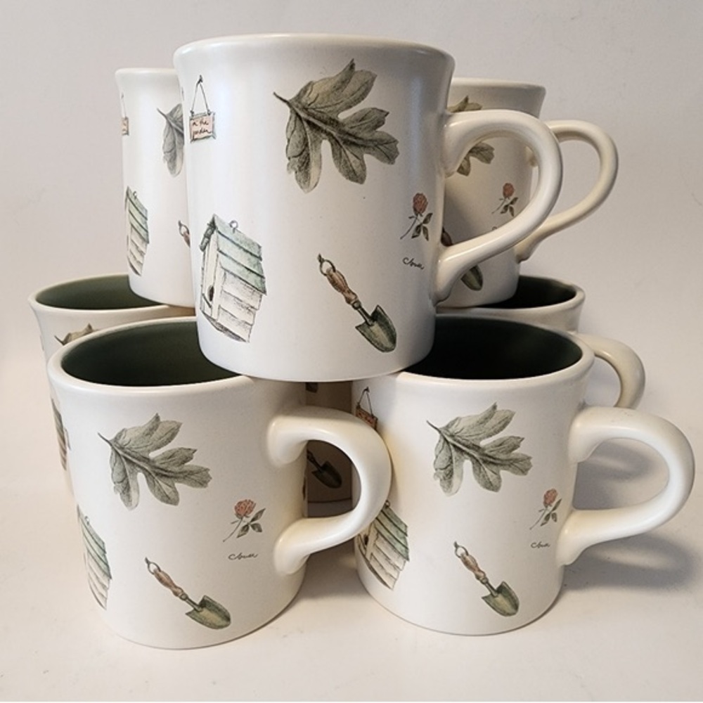 Pfaltzgraff Naturewood Coffee Mugs set of 9